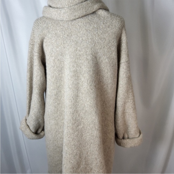 Peruvian Connection Hooded Kimono Sweater Medium/large Open Front - Picture 4 of 12